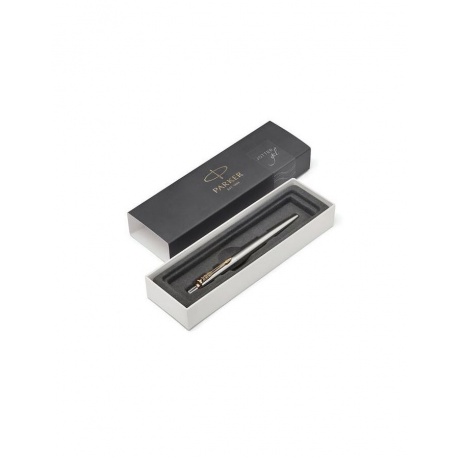 Ручка гелевая Parker Jotter Core K694 (2020647) Stainless Steel GT 0.7мм черные чернила подар.кор. - фото 2