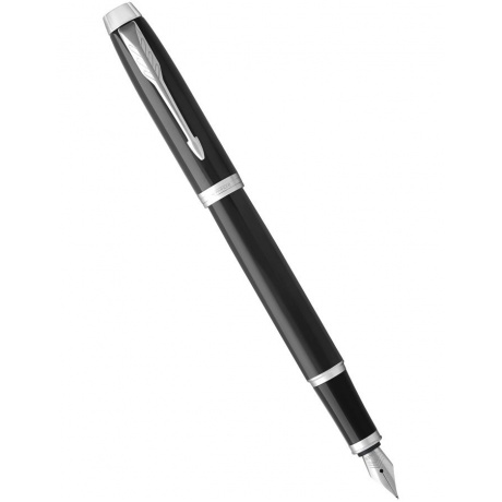 Ручка перьевая IM Core F321 (1931644) Black CT F перо сталь нержавеющая подар.кор. - фото 1