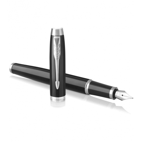 Ручка перьевая IM Core F321 (1931644) Black CT F перо сталь нержавеющая подар.кор. - фото 3