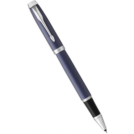 Ручка роллер IM Core T321 (1931661) Matte Blue CT F черные чернила подар.кор. - фото 1