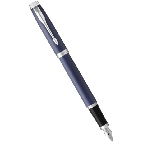 Ручка перьевая IM Core F321 (1931647) Matte Blue CT F перо сталь нержавеющая подар.кор. - фото 1