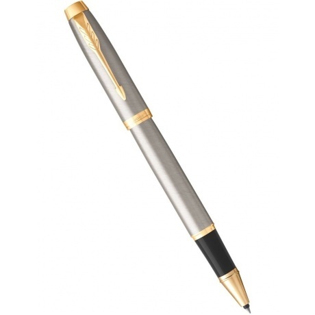 

Ручка роллер IM Core T321 (1931663) Brushed Metal GT F черные чернила подар.кор.