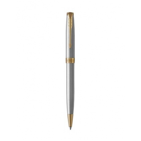 

Ручка шариковая Parker Sonnet Core K527 (1931507) Stainless Steel GT M черные чернила подар.кор.