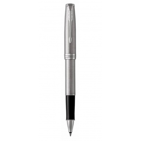 

Ручка роллер Parker Sonnet Core T526 (1931511) Stainless Steel CT M черные чернила подар.кор.