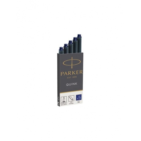 Картридж Parker Quink Z11 (1950384) синие чернила для ручек перьевых (5шт) - фото 2