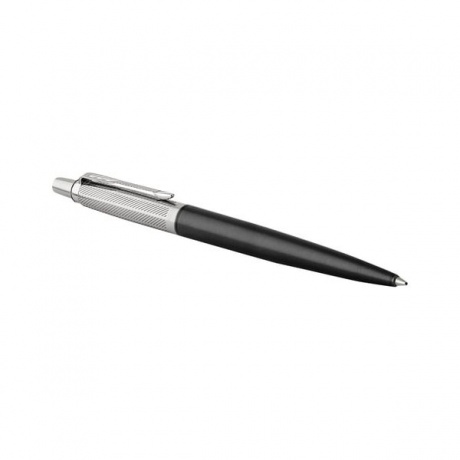 Ручка гелевая PARKER Jotter Premium Tower Grey Diagonal CT, корпус черный, детали из нержавеющей стали, черная, 2020644 - фото 4
