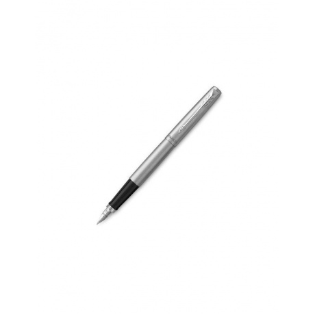 Ручка перьевая PARKER Jotter Stainless Steel CT, корпус серебристый, хромированные детали, синяя, 2030946 - фото 1