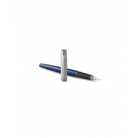 Ручка перьевая PARKER Jotter Royal Blue CT, корпус синий, детали из нержавеющей стали, синяя, 2030950 - фото 3