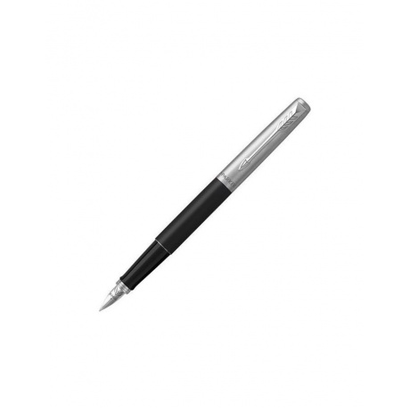 Ручка перьевая PARKER Jotter Bond Street Black CT, копус черный, детали из нержавеющей стали, синяя, 2030947 - фото 2