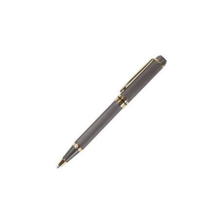 Ручка подарочная шариковая GALANT Dark Chrome, корпус матовый хром, золотистые детали, пишущий узел 0,7 мм, синяя, 140397 - фото 3