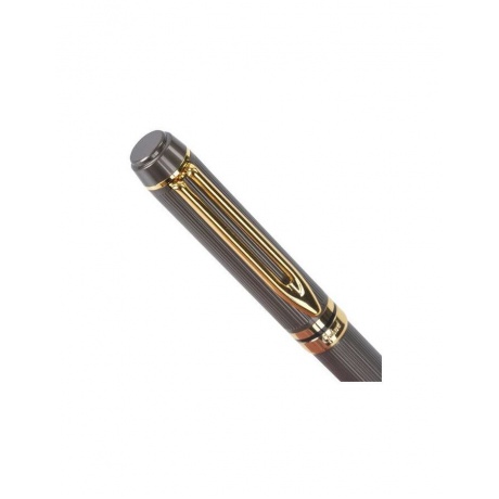 Ручка подарочная шариковая GALANT Dark Chrome, корпус матовый хром, золотистые детали, пишущий узел 0,7 мм, синяя, 140397 - фото 5
