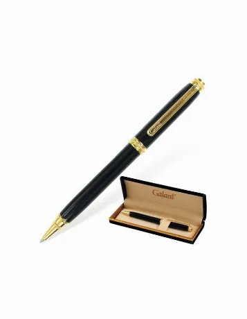 Ручка подарочная шариковая GALANT Black, корпус черный, золотист...