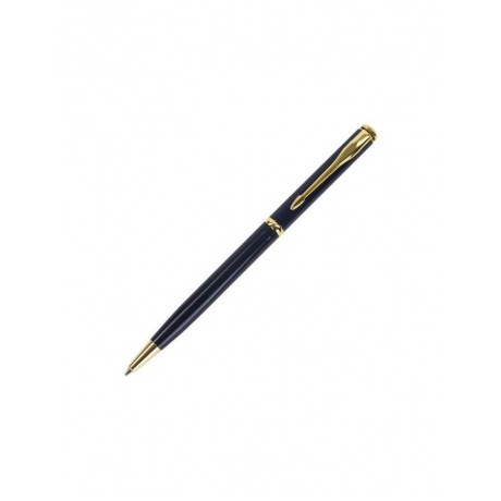 Ручка подарочная шариковая GALANT Arrow Gold Blue, корпус темно-синий, золотистые детали, пишущий узел 0,7 мм, синяя, 140653 - фото 2