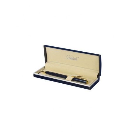 Ручка подарочная шариковая GALANT Arrow Gold Blue, корпус темно-синий, золотистые детали, пишущий узел 0,7 мм, синяя, 140653 - фото 7