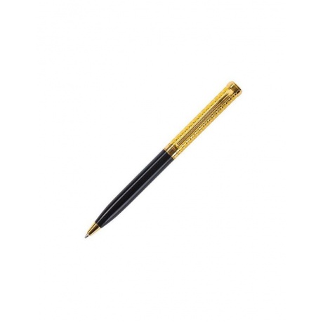 Ручка подарочная шариковая GALANT Empire Gold, корпус черный с золотистым, золотистые детали, пишущий узел 0,7 мм, синяя, 140960 - фото 2
