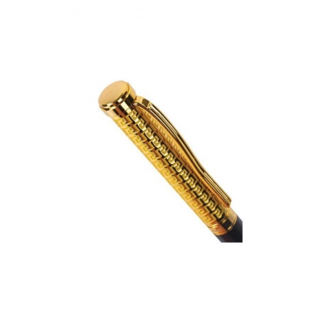 Ручка подарочная шариковая GALANT Empire Gold, корпус черный с золотистым, золотистые детали, пишущий узел 0,7 мм, синяя, 140960 - фото 6