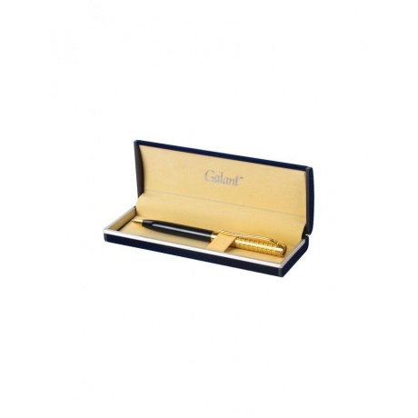 Ручка подарочная шариковая GALANT Empire Gold, корпус черный с золотистым, золотистые детали, пишущий узел 0,7 мм, синяя, 140960 - фото 7