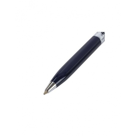 Ручка подарочная шариковая GALANT Empire Blue, корпус синий с серебристым, хромированные детали, пишущий узел 0,7 мм, синяя, 140961 - фото 4