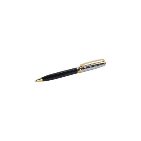 Ручка подарочная шариковая GALANT Consul, корпус черный с серебристым, золотистые детали, пишущий узел 0,7 мм, синяя, 140963 - фото 6