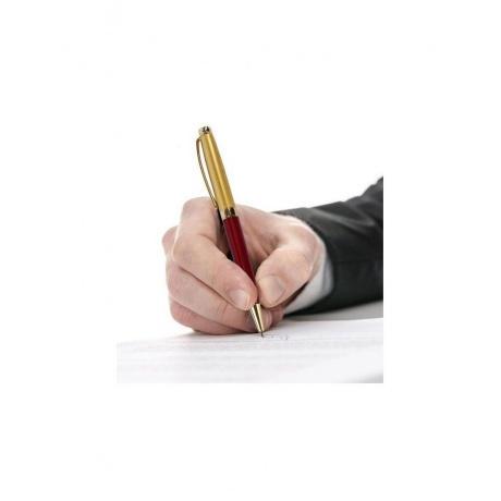Ручка подарочная шариковая GALANT Bremen, корпус бордовый с золотистым, золотистые детали, пишущий узел 0,7 мм, синяя, 141010 - фото 11