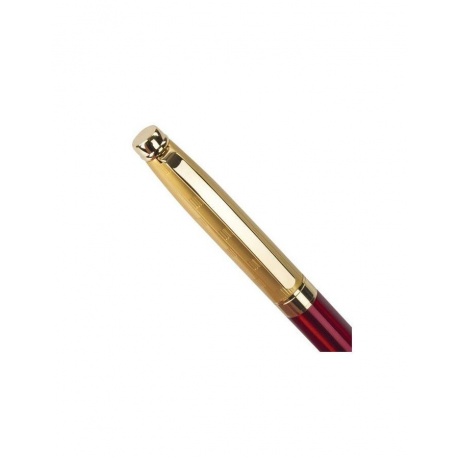Ручка подарочная шариковая GALANT Bremen, корпус бордовый с золотистым, золотистые детали, пишущий узел 0,7 мм, синяя, 141010 - фото 5