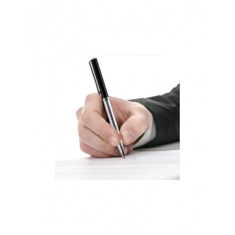 Ручка подарочная шариковая GALANT Landsberg, корпус серебристый с черным, хромированные детали, пишущий узел 0,7 мм, синяя, 141013 - фото 11