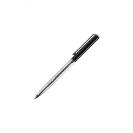Ручка подарочная шариковая GALANT Landsberg, корпус серебристый с черным, хромированные детали, пишущий узел 0,7 мм, синяя, 141013 - фото 3