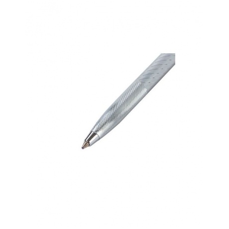 Ручка подарочная шариковая GALANT Landsberg, корпус серебристый с черным, хромированные детали, пишущий узел 0,7 мм, синяя, 141013 - фото 5