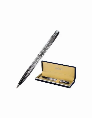 Ручка подарочная шариковая GALANT Offenbach, корпус серебристый ...