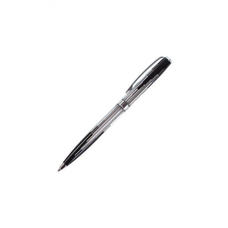Ручка подарочная шариковая GALANT Offenbach, корпус серебристый с черным, хромированные детали, пишущий узел 0,7 мм, синяя, 141014 - фото 3