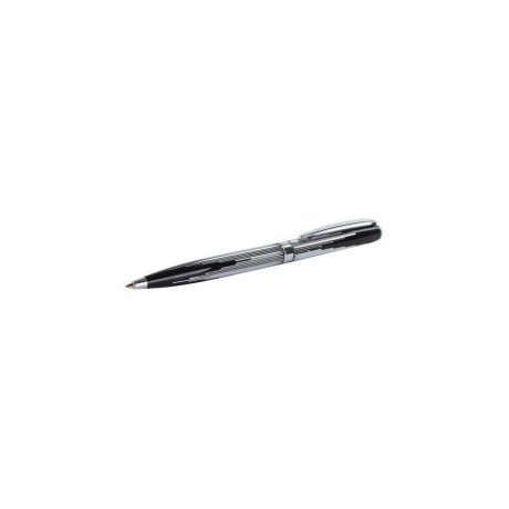 Ручка подарочная шариковая GALANT Offenbach, корпус серебристый с черным, хромированные детали, пишущий узел 0,7 мм, синяя, 141014 - фото 4