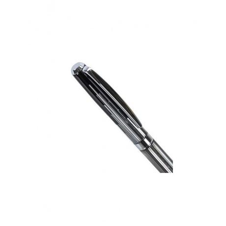 Ручка подарочная шариковая GALANT Offenbach, корпус серебристый с черным, хромированные детали, пишущий узел 0,7 мм, синяя, 141014 - фото 6