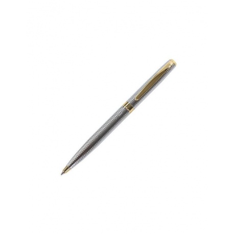 Ручка подарочная шариковая GALANT Marburg, корпус серебристый с гравировкой, золотистые детали, пишущий узел 0,7 мм, синяя, 141015 - фото 2