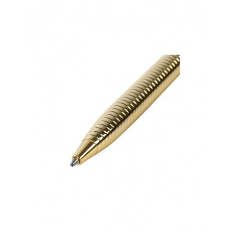 Ручка подарочная шариковая GALANT Black Melbourne, корпус золотистый с черным, золотистые детали, пишущий узел 0,7 мм, синяя, 141356 - фото 4