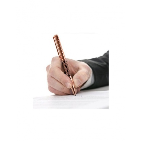 Ручка подарочная шариковая GALANT Interlaken, корпус золотистый с черным, золотистые детали, пишущий узел 0,7 мм, синяя, 141663 - фото 12
