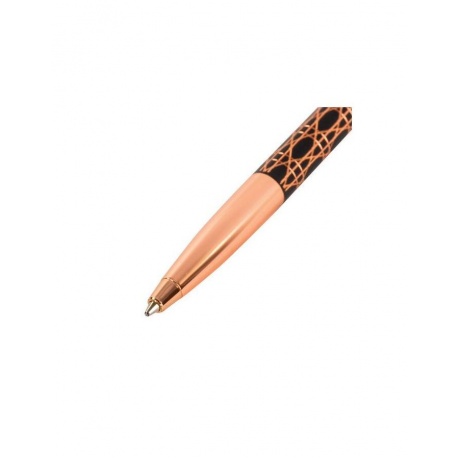 Ручка подарочная шариковая GALANT Interlaken, корпус золотистый с черным, золотистые детали, пишущий узел 0,7 мм, синяя, 141663 - фото 4