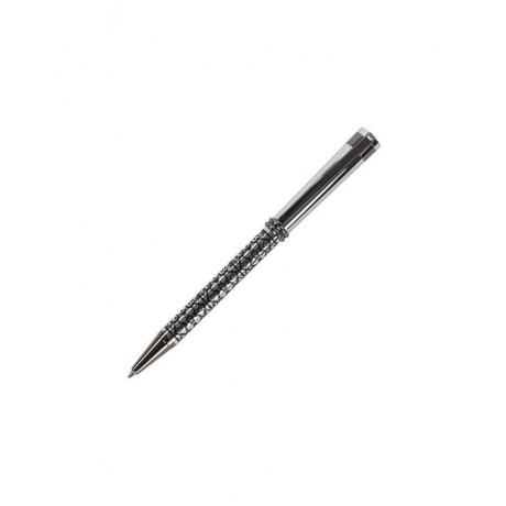 Ручка подарочная шариковая GALANT Locarno, корпус серебристый с черным, хромированные детали, пишущий узел 0,7 мм, синяя, 141667 - фото 2