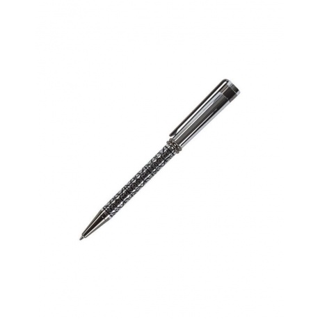 Ручка подарочная шариковая GALANT Locarno, корпус серебристый с черным, хромированные детали, пишущий узел 0,7 мм, синяя, 141667 - фото 3