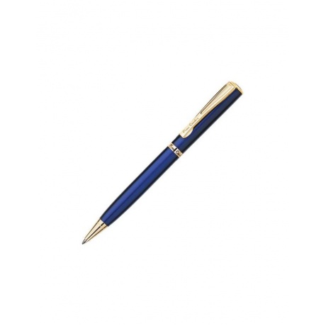 Ручка подарочная шариковая PIERRE CARDIN (Пьер Карден) Eco, корпус синий, латунь, золотистые детали, синяя, PC0871BP - фото 1