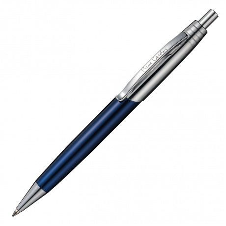 Ручка подарочная шариковая PIERRE CARDIN (Пьер Карден) Easy, корпус синий, латунь, лак, хром, синяя, PC5901BP - фото 1