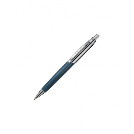 Ручка подарочная шариковая PIERRE CARDIN (Пьер Карден) Easy, корпус серо-голубой, латунь, хром, синяя, PC5906BP - фото 1