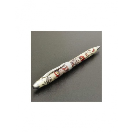 Ручка подарочная шариковая CROSS Botanica Красная колибри, лак, латунь, хром, черная, AT0642-3 - фото 5