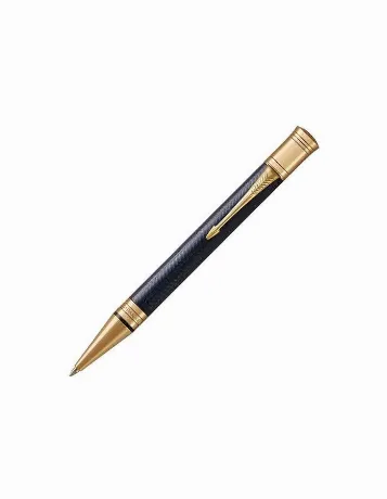 Ручка шариковая PARKER Duofold Prestige Blue Chevron GT, корпус ...