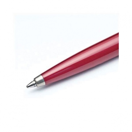 Ручка шариковая PARKER Jotter Plastic CT, корпус красный, детали из нержавеющей стали, синяя, R0033330 - фото 4