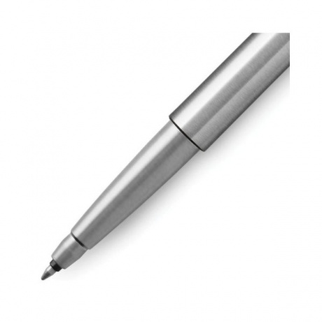 Ручка-роллер PARKER Vector Stainless Steel CT, корпус серебристый, дет. нерж. сталь, синяя,2025444 - фото 4
