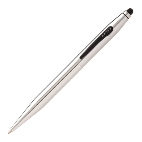 Cross Tech2 - Chrome, шариковая ручка со стилусом, M, BL, AT0652-2 - фото 1