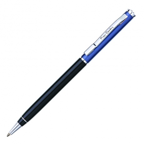 Ручка шариковая Pierre Cardin Gamme PC0890BP Metallic Black/Blue - фото 1