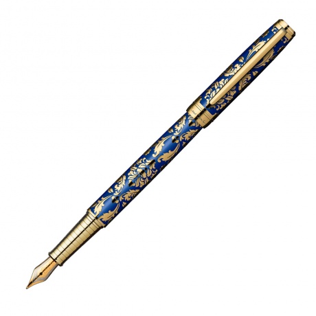 Ручка перьевая Pierre Cardin Renaissance PC8302FP Blue Gold - фото 3