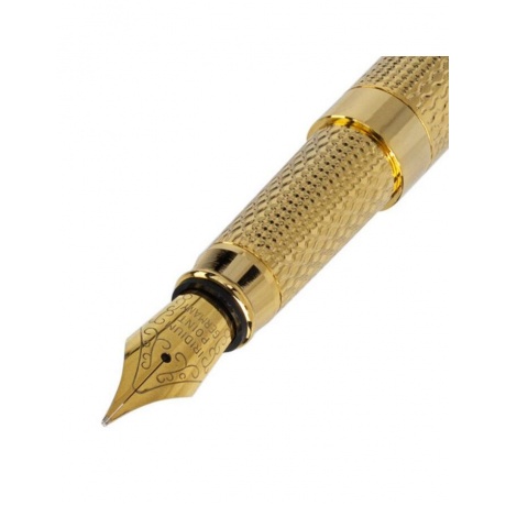 Ручка подарочная перьевая GALANT &quot;VERSUS&quot;, корпус золотистый, детали золотистые, узел 0,8 мм, синяя, 143528 - фото 5