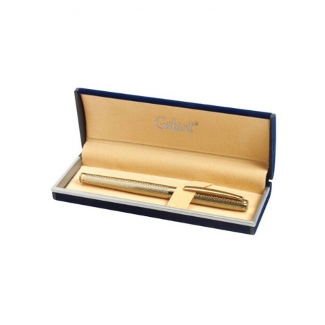 Ручка подарочная перьевая GALANT &quot;VERSUS&quot;, корпус золотистый, детали золотистые, узел 0,8 мм, синяя, 143528 - фото 7
